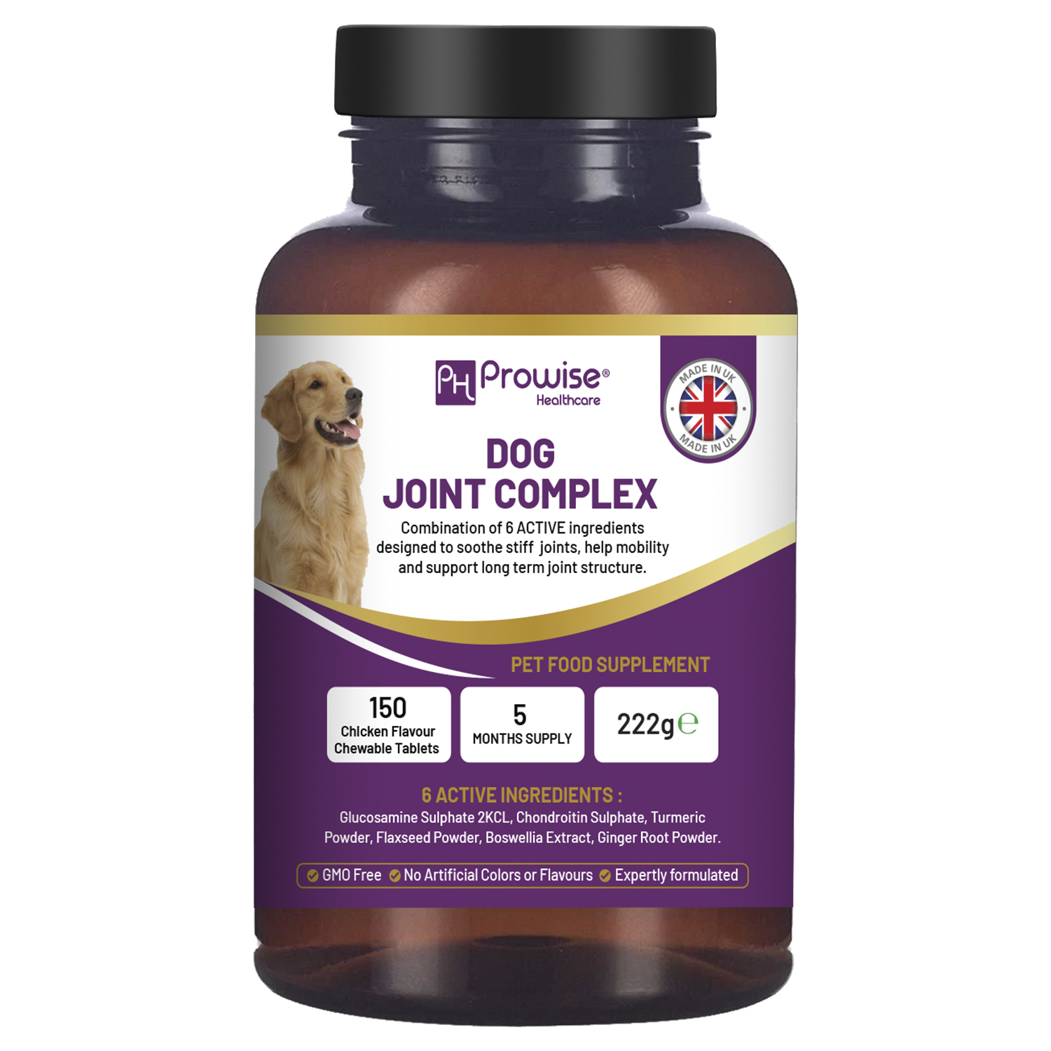 Dog Joint Support Tablets UK – Premium 150 Chicken Chewable Tablets - Image 7